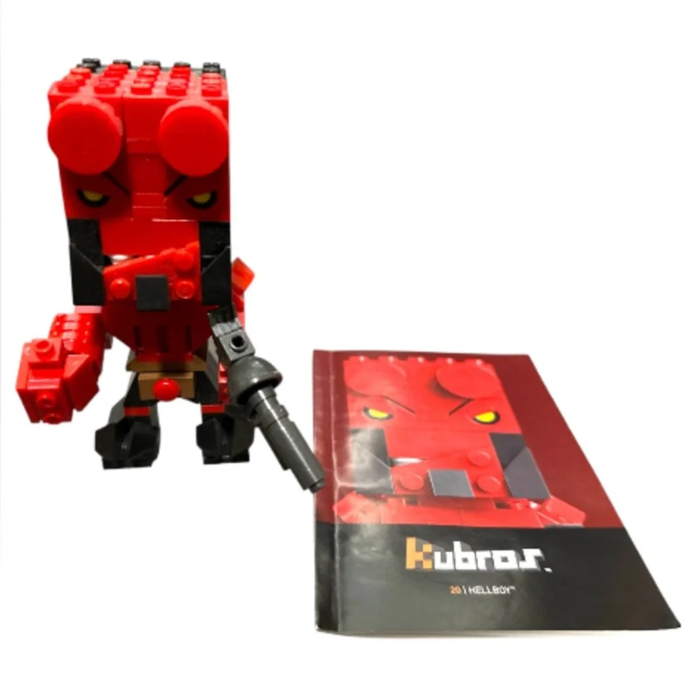 HellBoy Mega Blocks Construx Kubros Figure Building Set Discontinued - No Box